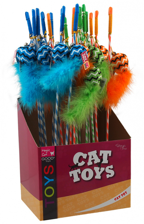 Удочка-дразнилка для кошек 17 см., Magic Cat от зоомагазина Дино Зоо