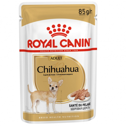 Chihuahua Adult влажный корм для собак породы чихуахуа в возрасте с 8 месяцев (паштет), Royal Canin от зоомагазина Дино Зоо
