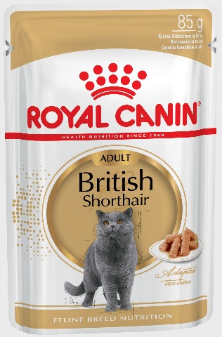Royal Canin British Shorthair Adult влажный корм для кошек британской короткошерстной породы старше 12 месяцев 1 шт.