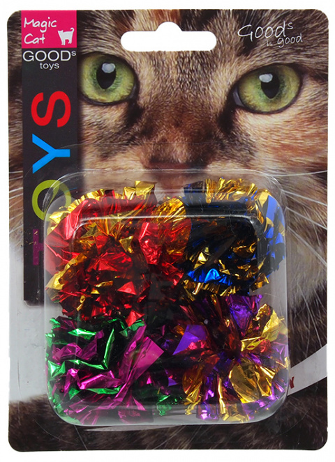 Игрушка для кошек шарики блестящие, Magic Cat