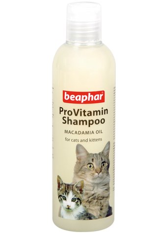 Шампунь ProVitamin Macadamia Oil для кошек с чувствительной кожей и котят с маслом австралийского ореха (макадамии), Beaphar от зоомагазина Дино Зоо