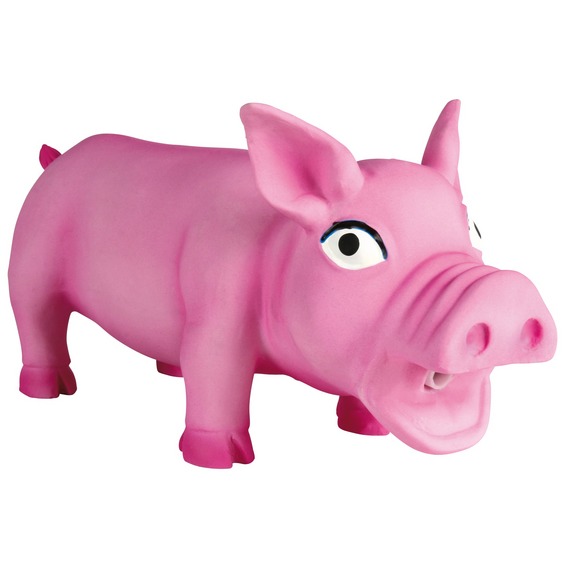 Игрушка свинка с оригинальным звуком, латекс Trixie от зоомагазина Дино Зоо
