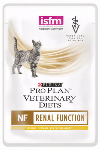 Veterinary Diets NF Renal Function влажный корм для кошек при патологии почек, с курицей, Purina Pro Plan
