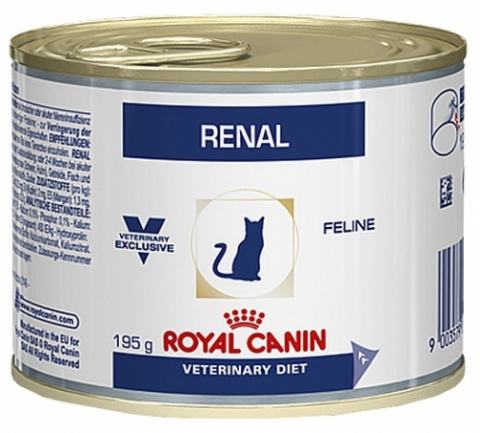 Renal консервы для кошек при лечении почек, цыпленок, Royal Canin от зоомагазина Дино Зоо