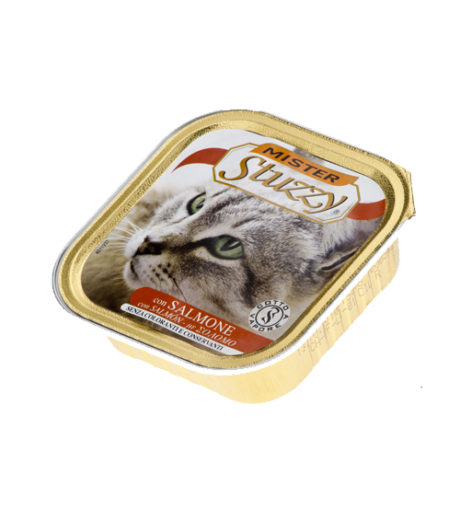 MISTER STUZZY CAT 100г. консервы для кошек с Лососем, алюпак от зоомагазина Дино Зоо