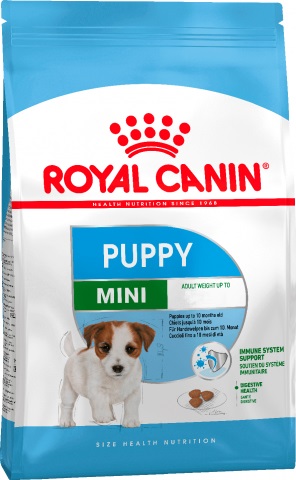 Mini Puppy корм для щенков мелких пород в возрасте с 2 до 10 месяцев, Royal Canin от зоомагазина Дино Зоо