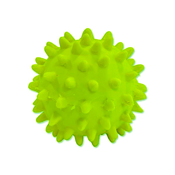 Игрушка для собак резиновая мяч с иголками зеленый 10 см Dog Fantasy