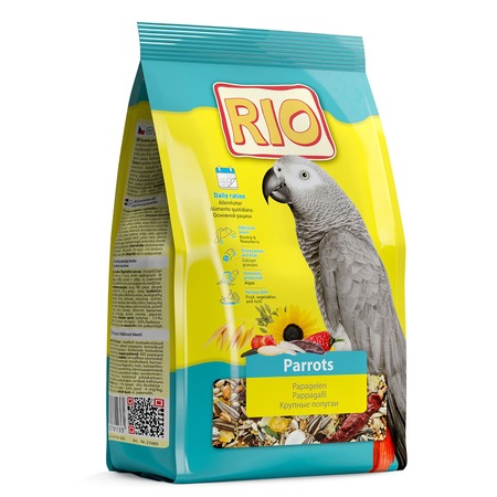 Rio Корм для крупных попугаев основной, 500 г от зоомагазина Дино Зоо
