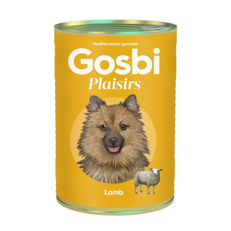 GOSBI PLAISIRS Корм влажный для собак ЯГНЕНОК