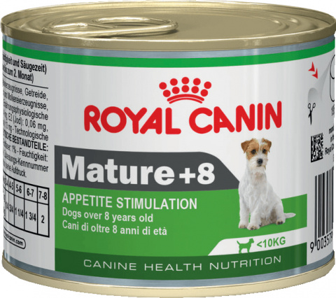 Mature +8 консервы для стареющих собак старше 8 лет, Royal Canin от зоомагазина Дино Зоо