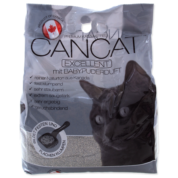 Наполнитель CanCat Бетонит для кошачьих туалетов 8кг от зоомагазина Дино Зоо