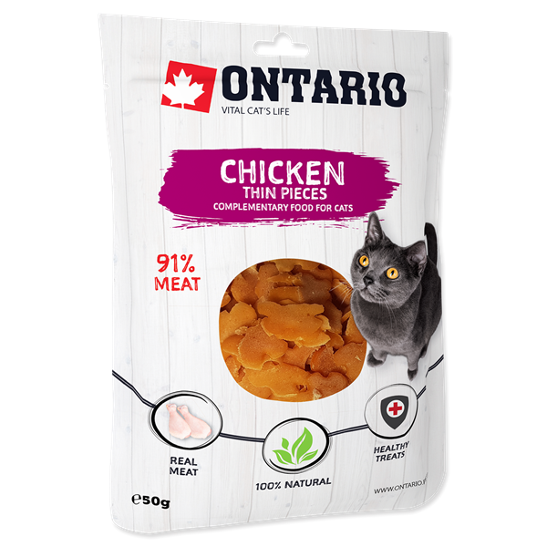 Ontario Cat 50г. Тонкие кусочки цыплёнка от зоомагазина Дино Зоо
