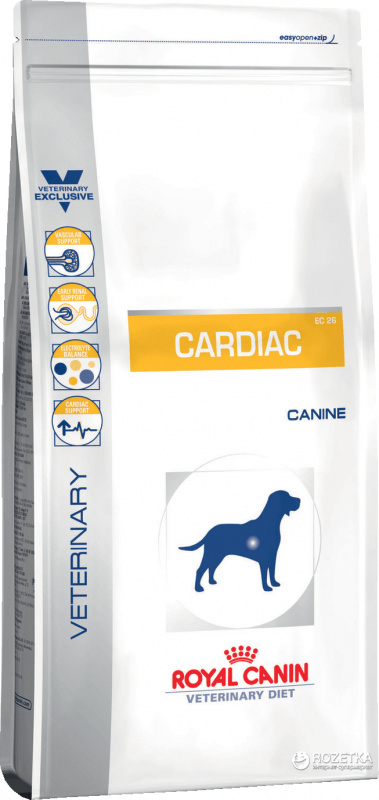 Royal Canin Кардиак ЕЦ 26 сухой диетический корм для собак при сердечной недостаточности от зоомагазина Дино Зоо