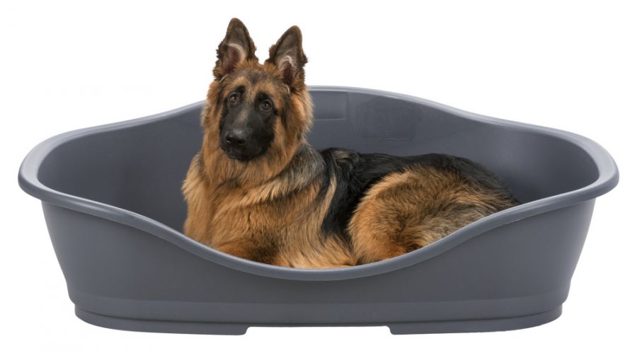 Лежак для собак пластиковый тёмно-серый, Trixie от зоомагазина Дино Зоо
