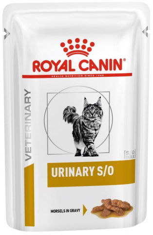 Urinary S/O влажный корм для кошек при заболеваниях дистального отдела мочевыделительной системы, в соусе, Royal Canin