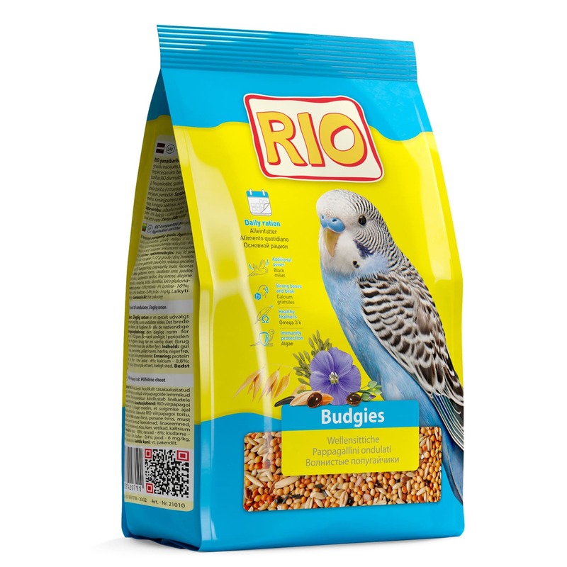 Rio Корм для волнистых попугайчиков основной от зоомагазина Дино Зоо