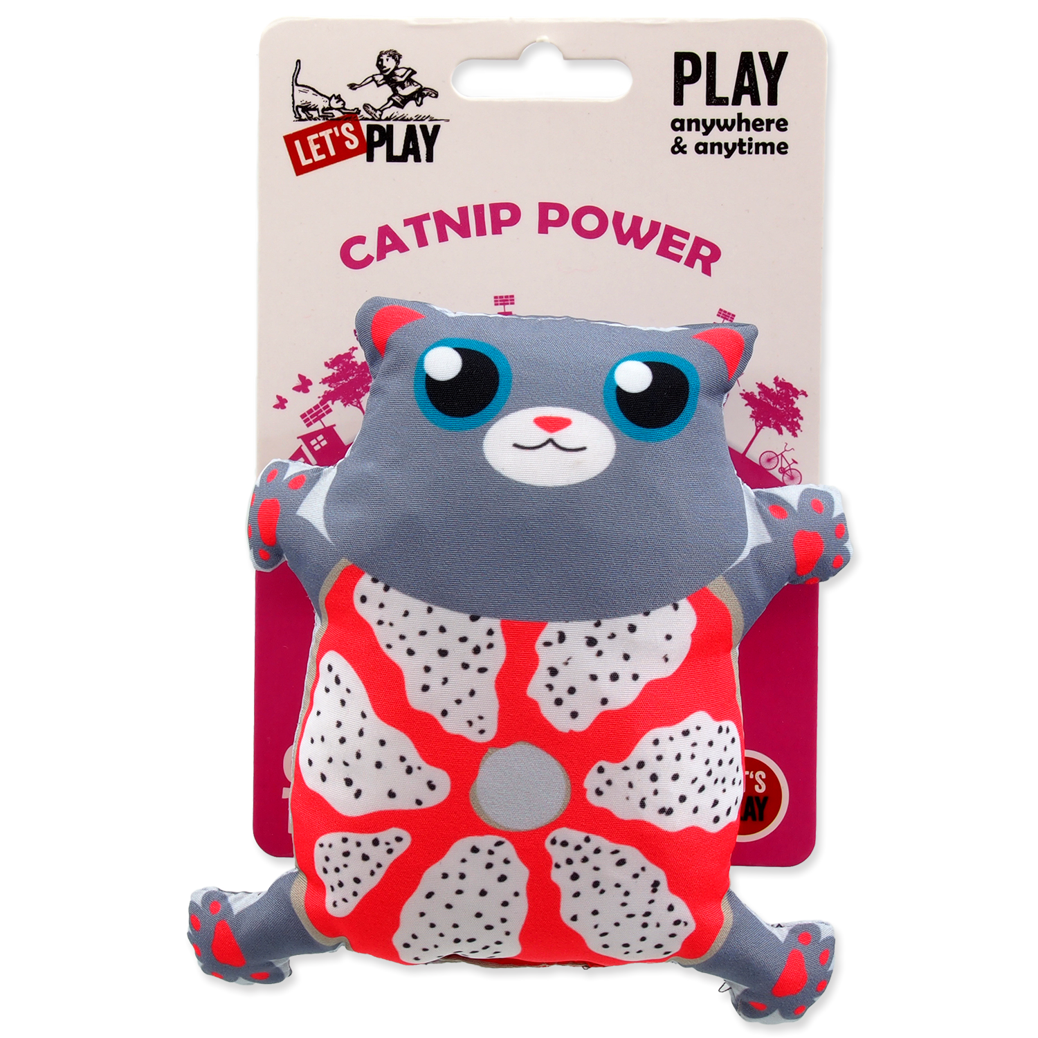 Игрушка мягкая в виде кошки модель 4 Cat Toy от зоомагазина Дино Зоо