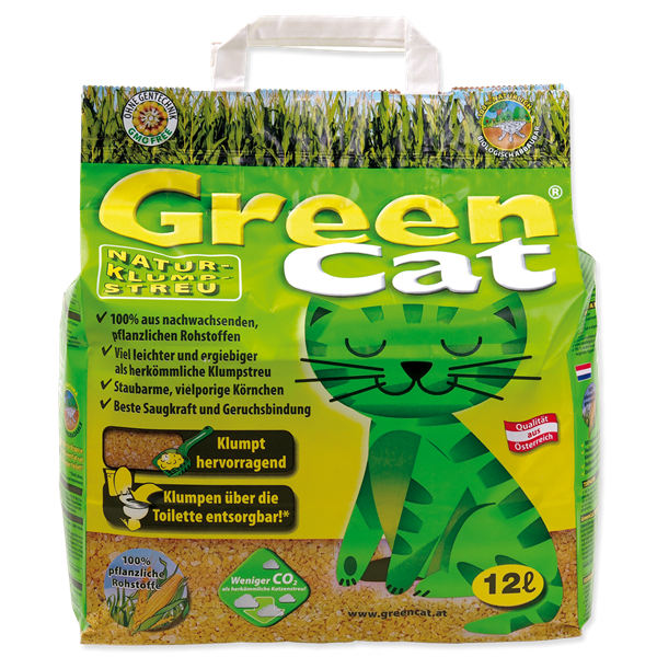 Наполнитель GreenCat Древесный для кошачьих туалетов 12л, GreenCat от зоомагазина Дино Зоо