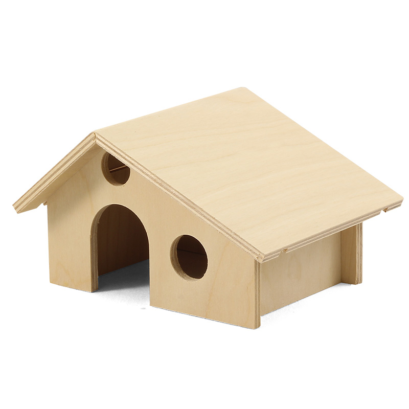 Домик для мелких животных деревянный, 165*130*100мм, Gamma от зоомагазина Дино Зоо