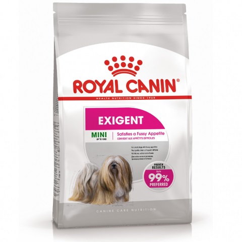 Сухой корм для собак мелких пород, привередливых в питании Royal Canin Mini Exigent от зоомагазина Дино Зоо