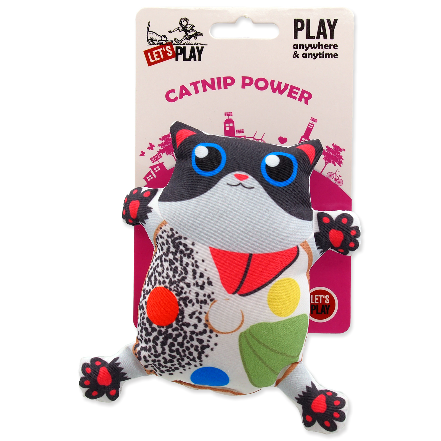 Игрушка мягкая в виде кошки модель 3 Cat Toy от зоомагазина Дино Зоо