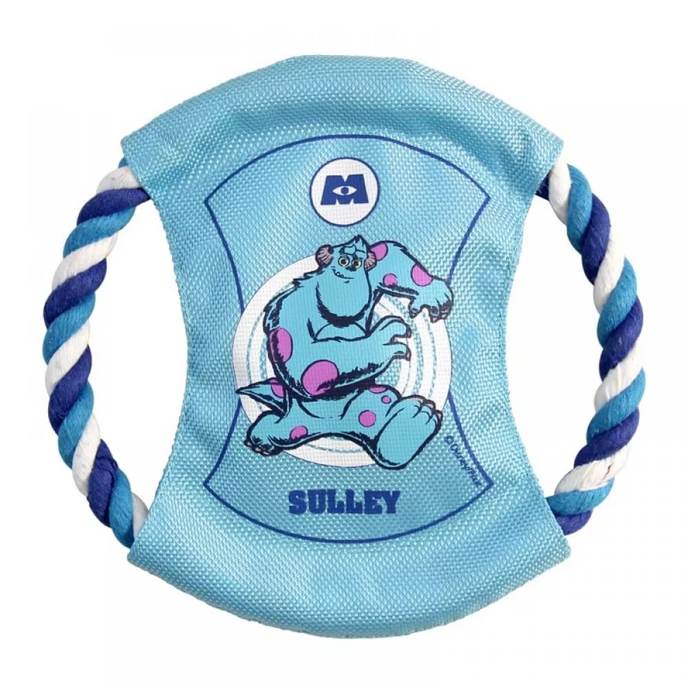 Игрушка для собак Disney Sulley Летающий диск на веревке, 190 мм