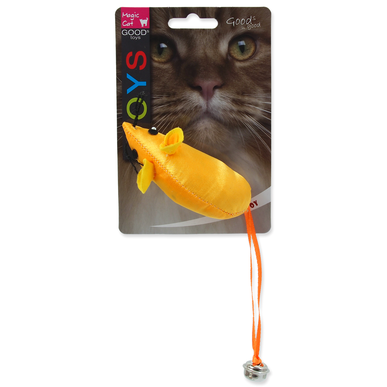 Игрушка для кошек оранжевая мышь 8,75см  Magic Cat от зоомагазина Дино Зоо