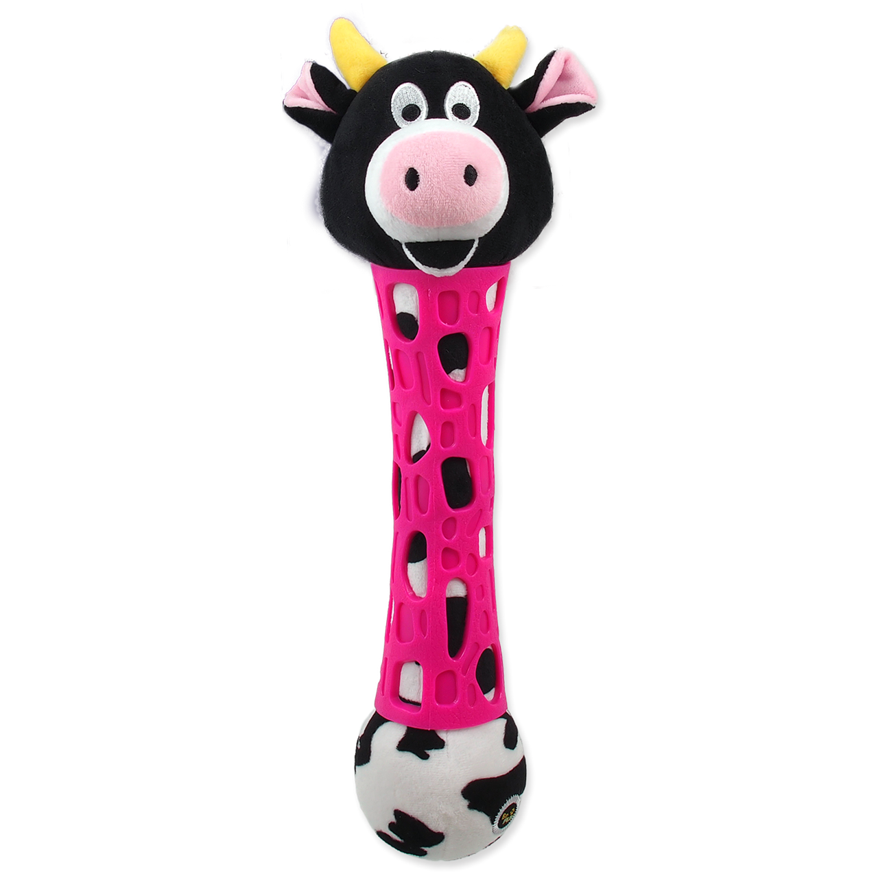 Игрушка для собакTPR+ Плюшевая корова 39 см Be FUN Dog Fantasy от зоомагазина Дино Зоо
