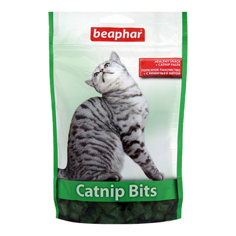 Beaphar Подушечки для кошек с кошачей мятой «Catnip-Bits» от зоомагазина Дино Зоо