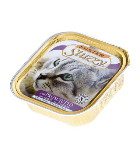 MISTER STUZZY CAT 100г. консервы для кошек с Ветчиной, алюпак от зоомагазина Дино Зоо