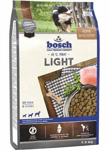 Корм  Light сухой облегченный для собак, Bosch от зоомагазина Дино Зоо