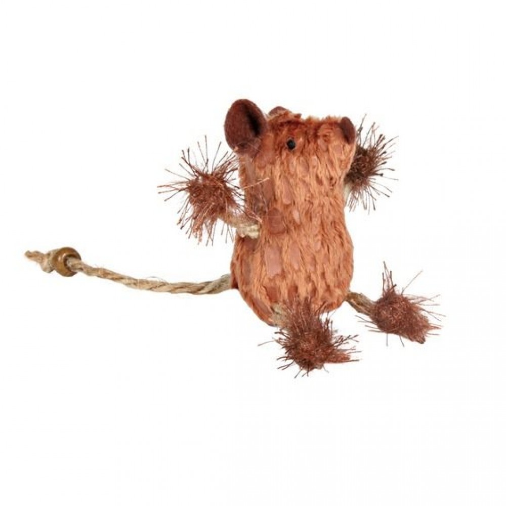 Мышка с канатиками 8 см. от зоомагазина Дино Зоо