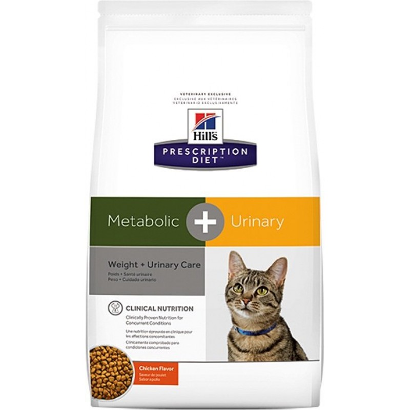 Корм Диета сухой для кошек Metabolic+Urinary для коррекции веса, Hill's
