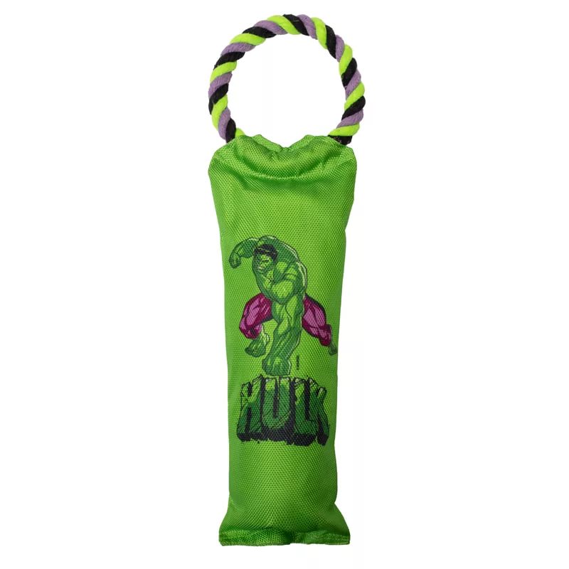 Игрушка для собак Marvel Халк Бутылка на веревке, 420 мм от зоомагазина Дино Зоо