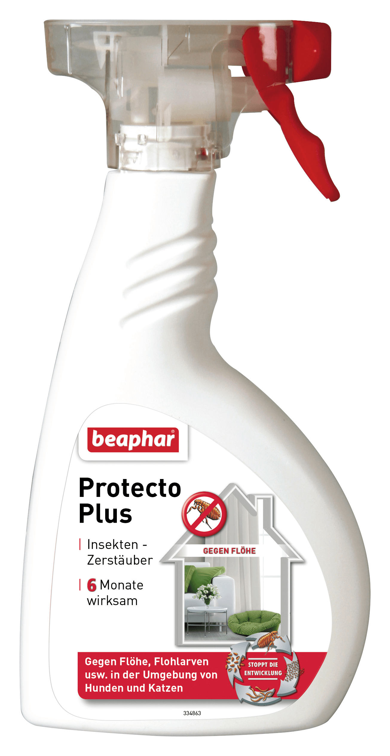 Спрей Beaphar Protecto Plus для обработки помещений от паразитов от зоомагазина Дино Зоо