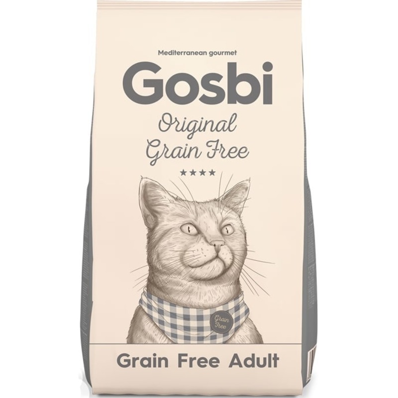GOSBI ORIGINAL CAT GRAIN FREE ADULT Корм сухой для кошек