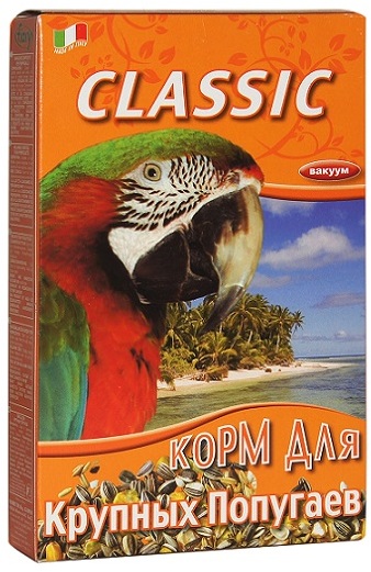 Корм для крупных попугаев Classic, Fiory от зоомагазина Дино Зоо