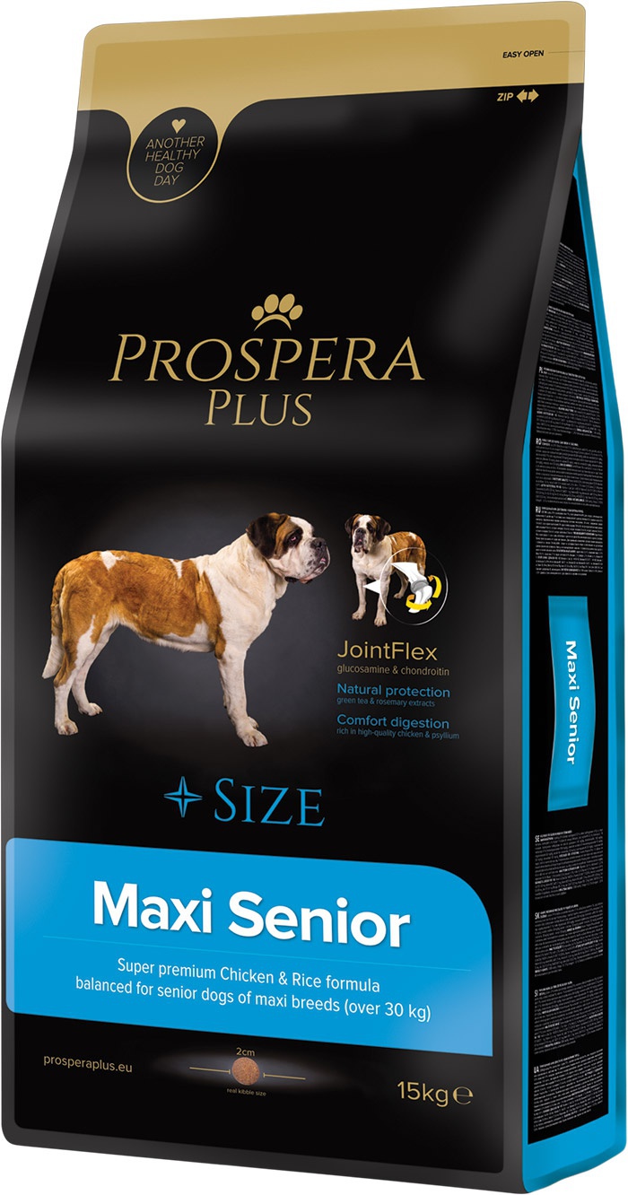 Prospera Plus Корм для пожилых собак крупных пород Maxi Senior от зоомагазина Дино Зоо