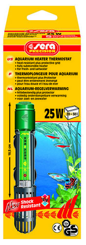 Sera Нагреватель SERA PRECISION  25w для аквариумов 20-50л от зоомагазина Дино Зоо