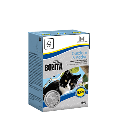 BOZITA Feline Elk Tetra Pak 370 г консервы для кошек кусочки в желе с лосем от зоомагазина Дино Зоо