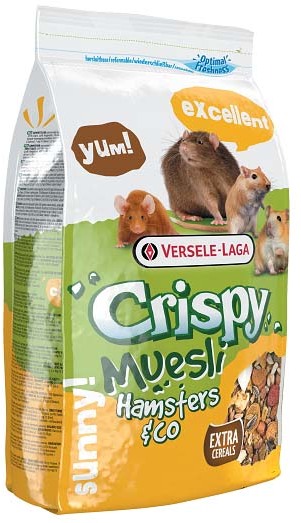 VERSELE-LAGA 1кг. Crispy Muesli Hamsters & Co Корм для хомяков и других грызунов от зоомагазина Дино Зоо