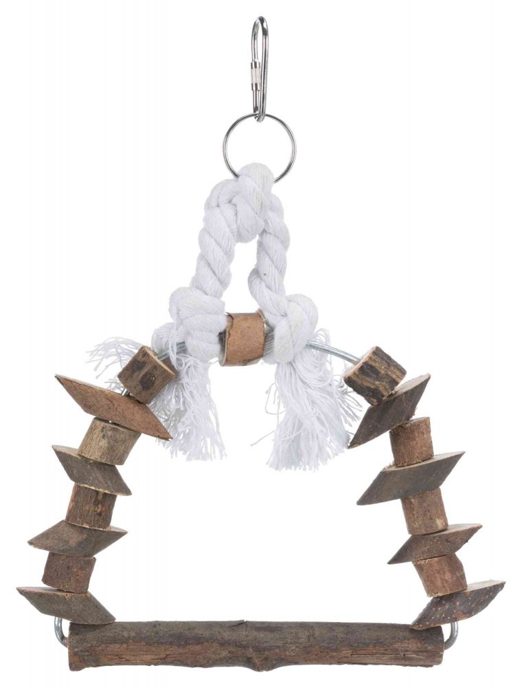 игрушка для птиц Качели из натуральных материалов Trixie от зоомагазина Дино Зоо