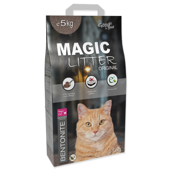 Наполнитель Magic Cat Бетонит для кошачьих туалетов 5кг от зоомагазина Дино Зоо