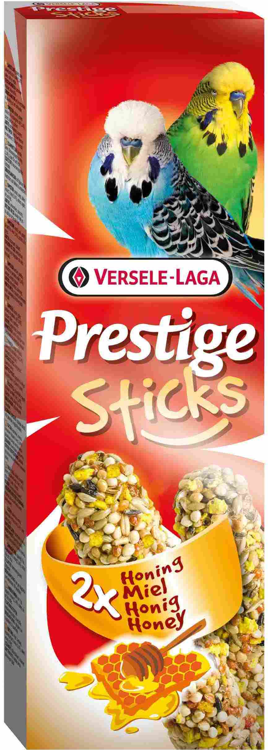 Палочки для волнистых попугаев Prestige с медом 2х30 г, VERSELE-LAGA от зоомагазина Дино Зоо