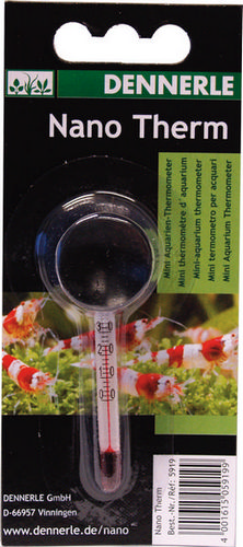 Термометр Dennerle Nanotherm для мини-аквариумов, 6,5 см. от зоомагазина Дино Зоо