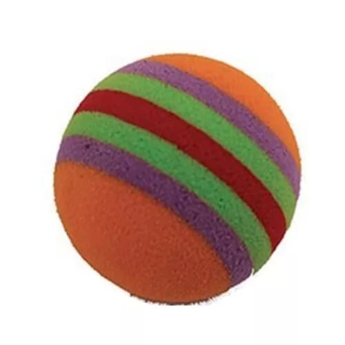 Мячик пробковый 3,5 см радуга, Каскад от зоомагазина Дино Зоо