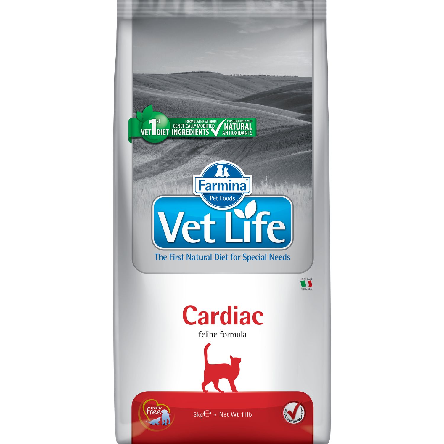 Farmina Vet Life Cat Cardiac Корм сух. для кошек при заболеваниях сердца от зоомагазина Дино Зоо