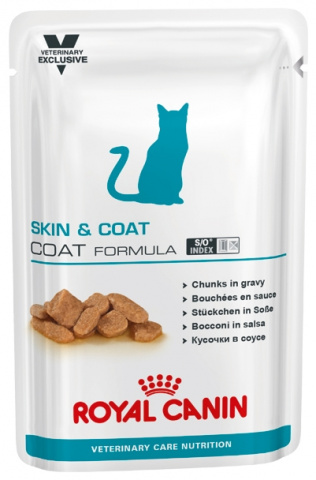 Skin and Coat Formula влажный корм для стерилизованных кошек с повышенной чувствительностью кожи, Royal Canin от зоомагазина Дино Зоо